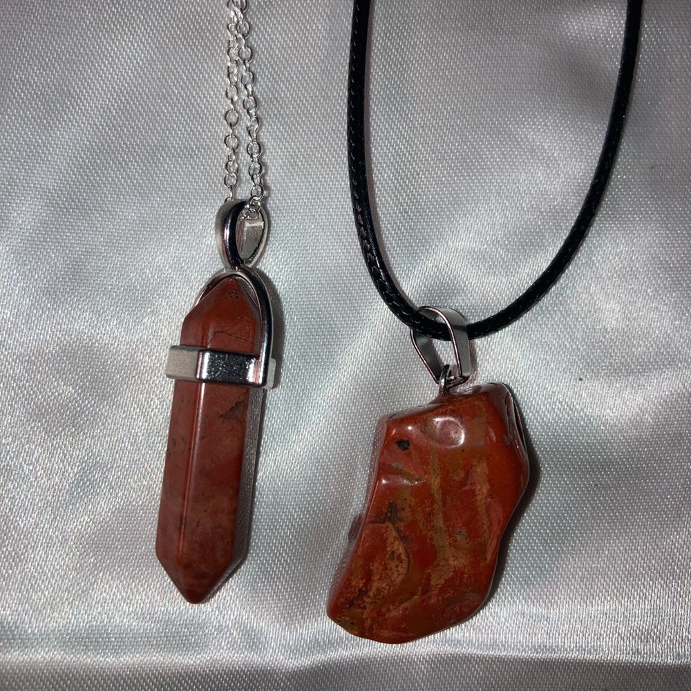 Handmade Jasper Quartz Healing Necklace